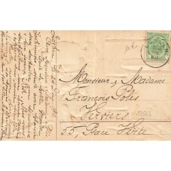 n°27563 - Carte Gaufrée - Joyeux Noël - Jeune fille près d'une fenêtre éclairée