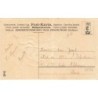 n°27572 - Carte Gaufrée - MSIB 13654 - Heureuse Année - Pierrot et Colombine assis en haut d'un clocher