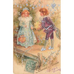 n°27574 - Carte Gaufrée -...