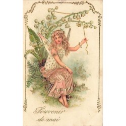 n°27590 - Carte Gaufrée -...