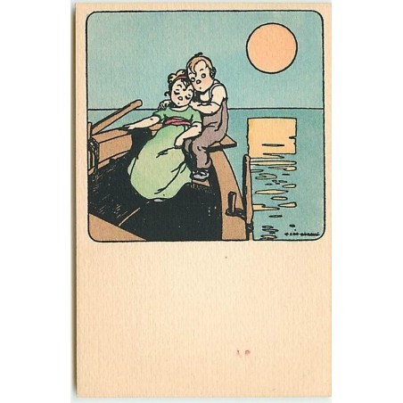 n°13113 - MM Vienne  n°733 - Zoé Borelli - Un jeune couple enlacé dans une barque