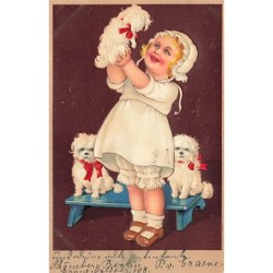 n°27596 - Carte Gaufrée -...
