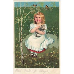 n°27598 - Carte Gaufrée -...