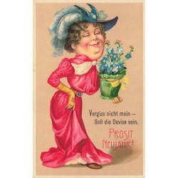 n°27609 - Carte Gaufrée -...