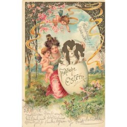 n°27620 - Carte Gaufrée -...
