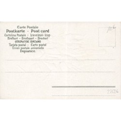 n°27626 - Carte Gaufrée - Noël - Fröhliche Weihnachten - Garçon vendant des pantins et des lampions
