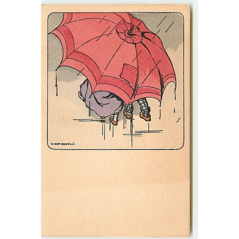 n°13117 - MM Vienne  n°733 - Zoé Borelli - Jeune couple sous un parapluie -