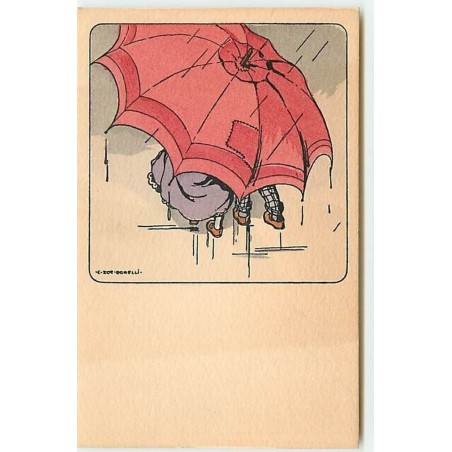 n°13117 - MM Vienne  n°733 - Zoé Borelli - Jeune couple sous un parapluie -