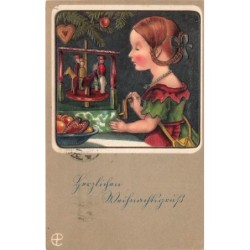 n°27636 - Carte Gaufrée -...