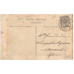 n°13118 - Carte Tissée soie - L'Hôtel de Ville Bruxelles