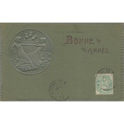 n°27734 - Carte Gaufrée -...