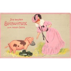 n°27740 - Carte Gaufrée -...