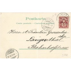 n°27748 - Fantaisie - Clapsaddle - Deux fillettes câlinant chacune un chiot