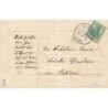 n°27772 - Carte Gaufrée - MSIB 13866 - Fröhliche Ostern - Un garçon et une fillette jouant du pipeau - Fleurs de coton
