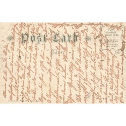 n°27788 - Carte Gaufrée - Forget me not - Anges, l'un jonglant avec des coeurs, l'autre jouant de la flûte