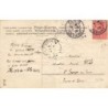 n°27790 - Carte Gaufrée - MSIB 13572 - Souvenir d'Amitié - Garçon près d'un chien tenant un panier rempli de violettes