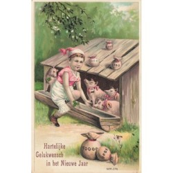 n°27819 - Carte Gaufrée -...