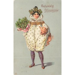 n°27822 - Carte Gaufrée -...