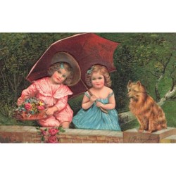 n°27839 - Carte Gaufrée -...