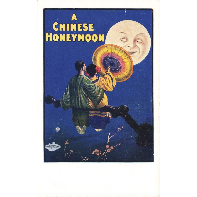 n°27840 - Spectacle - Théâtre - Mr George Dance's Co - A Chinese Honeymoon - Lune humanisée
