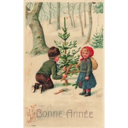 n°27862 - Carte Gaufrée -...