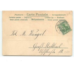 n°13170 - Fröhliche Weihnachten - Deux anges discutant près d'un sapin