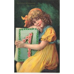 n°27873 - Carte Gaufrée -...