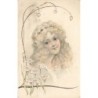 n°27889 - Art Nouveau - A & MB n°216 - Portrait d'une jeune femme