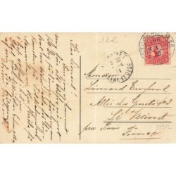n°27912 - Rolig Pask - Femme courrant après un balai s'envolant - Hildur Söderberg