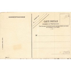 n°27957 - Illustrateur - Carte Peinte à la Main - Jeune femme légèrement de dos tenant des roses