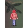 n°27967 - Noël - Fröhe Weihnachten - Petit bonhomme pain d'épice, accroché dans un sapin