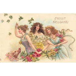 n°27976 - Carte Gaufrée -...