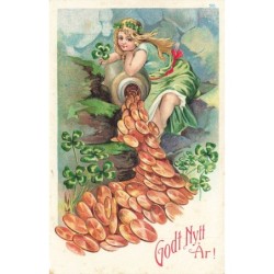 n°27980 - Carte Gaufrée -...