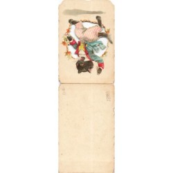 n°27993 - Carte à Système - Fantaisie - Animaux habillés - Chat