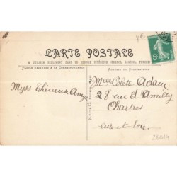 n°28014 - Chromo collé - 1er Avril - Fêtez sa joyeuse arrivée - Chat habillé