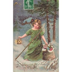 n°28016 - Carte Gaufrée -...