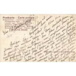 n°28018 - Carte Gaufrée - Joyeux Noël - Ange gardien veillant sur un village et une église