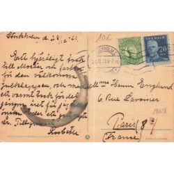 n°28028 - Maj Lindman Jan - Got Nytt Ar - Fillette règlant une pendule