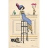 n°28056 - Illustrateur Xavier Sager - Boissons Parisiennes - Pose-moi ça - Bouledogue français
