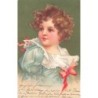 n°28100 - Fantaisie - Clapsaddle - Portrait d'une fillette