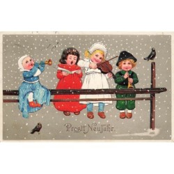 n°28118 - Carte Gaufrée -...