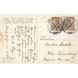 n°28118 - Carte Gaufrée - Flatscher 8078 - Prosit Neujahr - Enfants chantant sous la neige