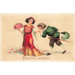 n°28119 - Carte Gaufrée -...