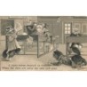 n°28136 - M. Boulanger - Animaux - Chat Humanisé - Salle de classe pour chats