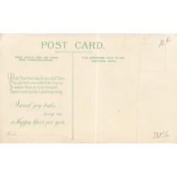 n°28156 - Nouvel An - 1908 - Anges lisant - Carte à paillettes