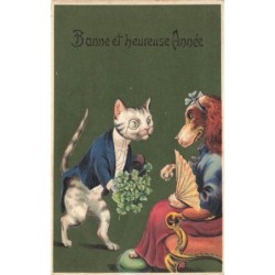 n°28160 - Carte Gaufrée -...