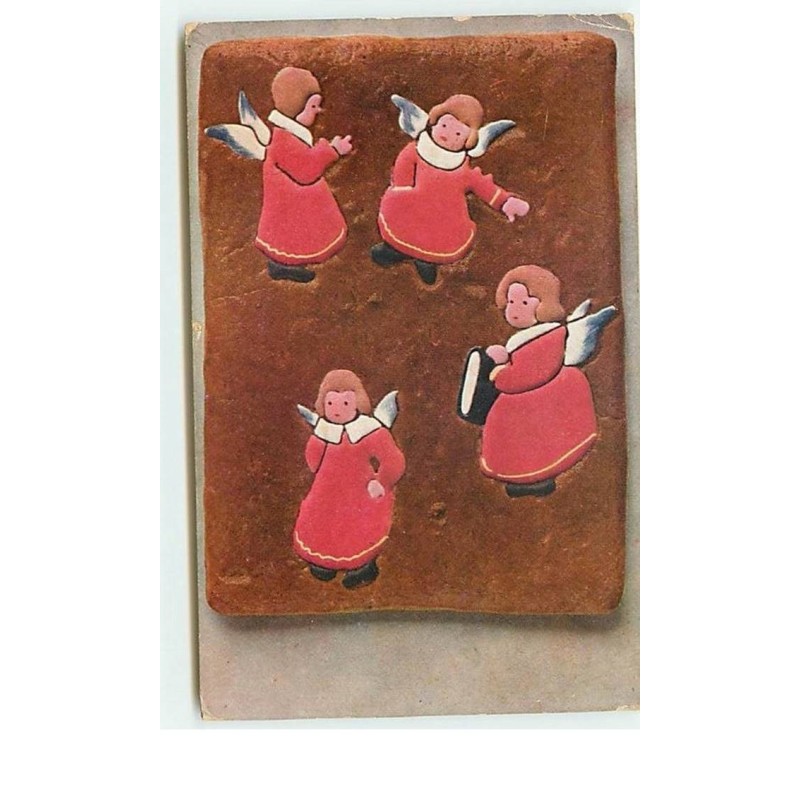 n°13362 - Anges sur Biscuit - Pain Epice