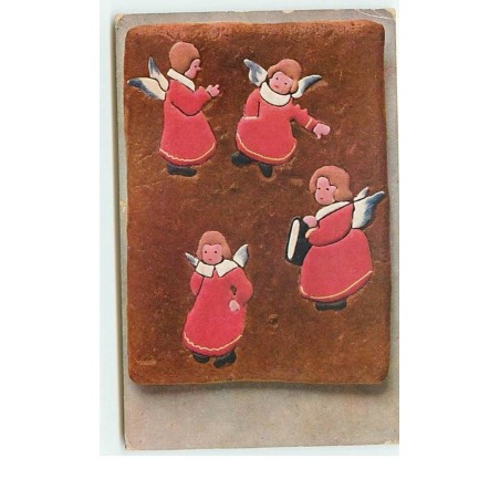 n°13362 - Anges sur Biscuit - Pain Epice
