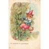 n°28193 - L. Wain - Animaux Habillé - Un Professeur de Gymnastique - Chat montant sur des haricots géants
