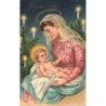 n°28224 - Carte Gaufrée - Joyeux Noël- Scène de Nativité